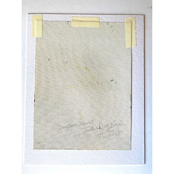 Original Art ‘Sunflower Shine 3’ Oil Marker by Artist Tristina Dietz Elmes Decor - Picture 6 of 6